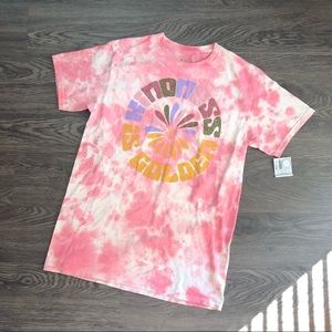 Kindness is Golden Tie Dye Graphic Shirt